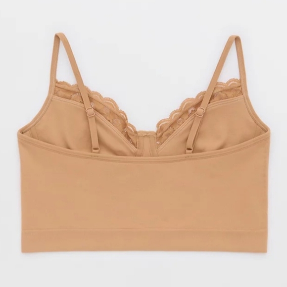 🌻AERIE SUPERCHILL SEAMLESS CORSET BRA TOP SIZE M - Picture 5 of 8